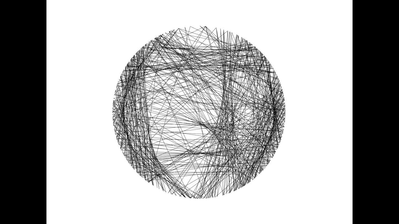 [Grasshopper] - Petros Vrellis Thread Art - Knitting Pattern in Grasshopper