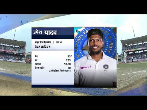 Who is the first cricketer to hit 5 sixes in a Test innings without hitting a four?