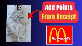 How to Add Points to McDonald's App From Receipt Step by Step