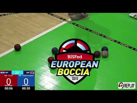 BISFed Boccia European Regional Championships 30.08.2019. CROATIA vs. GREAT BRITAIN (BC4)