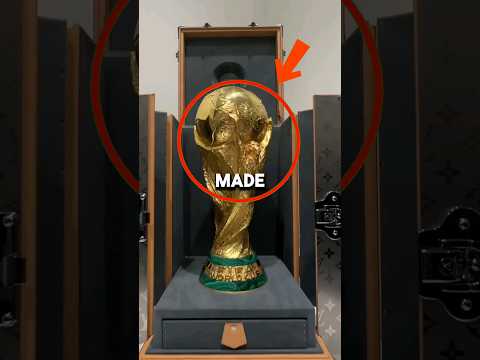 world cup trophy is not gold #shorts