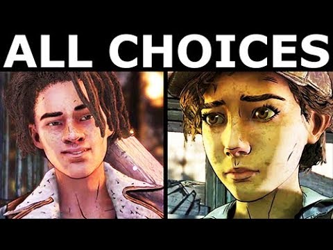 All Choices & All Endings - The Walking Dead Final Season 4 Episode 1: Done Running