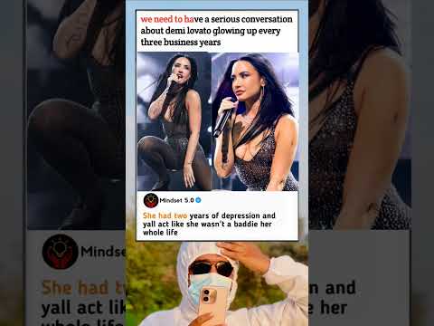 we need to have a serious conversation about demi lovato glowing up every