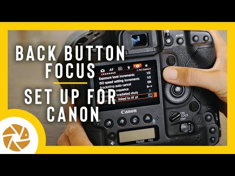 Come impostare la messa a fuoco con pulsante posteriore per Canon. Tutorial sulla fotografia natu...