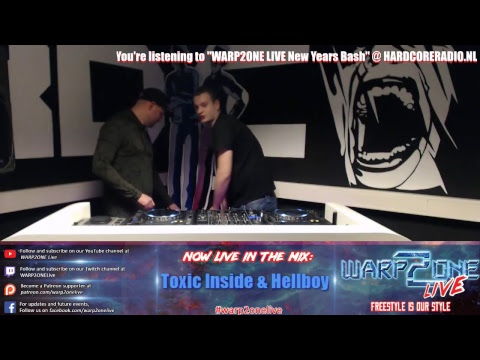WARP2ONE Live New Years Bash: DJ Waxweazle / ToXic Inside & Hellboy (05-01-19)