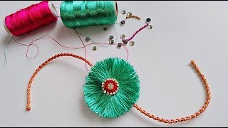 How to make Rakhi for Raksha Bandhan || Homemade beautiful Rakhi