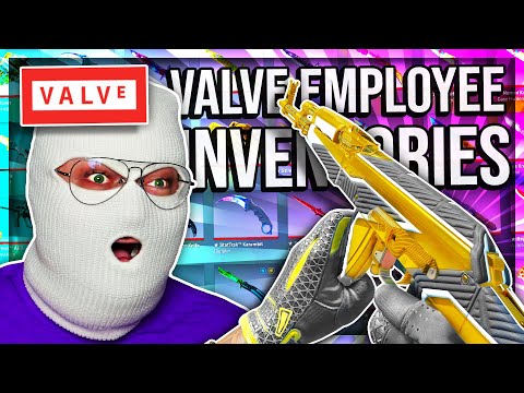VALVE EMPLOYEE CS2 INVENTORIES ARE CRAZY (RARE ITEMS)