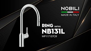 VÒI RỬA BÁT DÂY RÚT NOBILI RING NB131L video 2