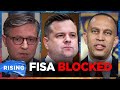 Mike Johnson goes off after House Dems kill FISA 702 extension over Pulte nomination | RISING