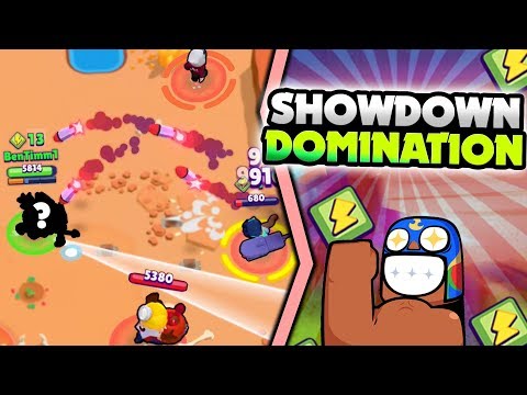 DOMINATING SHOWDOWN WITH MY WORST BRAWLER IN BRAWL STARS! HIGH LEVEL SHOWDOWN GAMEPLAY! - YouTube