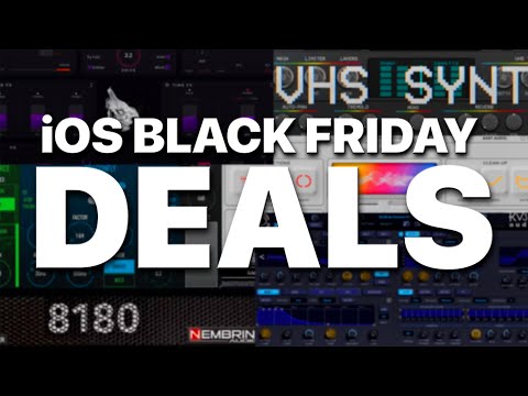 The BEST Black Friday iOS Music Production Deals