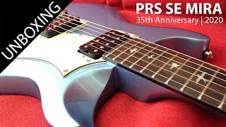 Video thumbnail for Guitar Unboxing: Paul Reed Smith SE Mira in Frost Blue Metallic. by Rad and Wild