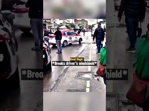 Road Rager Breaks Drivers Windshield With Lug Wrench