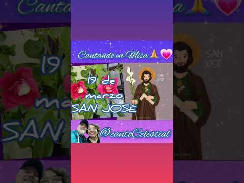 HIMNO A #sanjose  (FRAGMENTO)‪@tiquiysergio.33 en la @PquiaSagradoCorazonLaferrere  J.A. Poblete