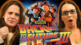 BACK TO THE FUTURE PART 3 * MOVIE REACTION & COMMENTARY | First Time Watching for Abby (1990)