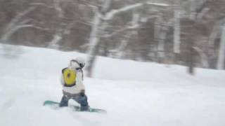 preview picture of video '2010/03/06 Tomamu - Backcountry'