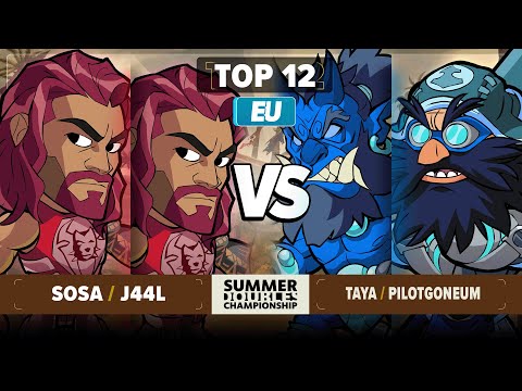 Sosa & J44L vs Taya & Pilotgoneum - Top 12 - Summer Doubles Championship 2024 - EU 2v2