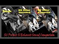 SC Project S1 Exhaust Comparison On A Triumph Street Triple Rs