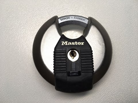(233) Master Lock Excell Discus Padlock Picked
