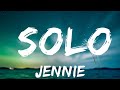 1 Hour |  JENNIE - SOLO  | Lyrics Spectrum