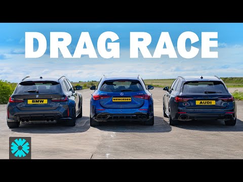 Estate DRAG RACE: AMG C63 v M3 v RS4