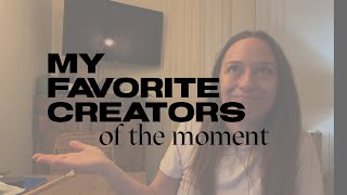 My Top 6 Favorite Instagram | Youtube Creators of the moment