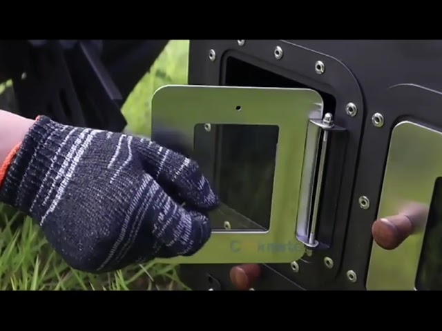 فرن موقد متعدد الوظائف مع حجرة شواء كبيرة