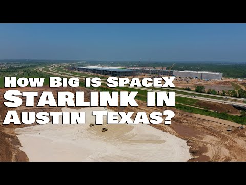 How Big is the SpaceX Starlink Facility next to Giga Texas? SPOILER ALERT: OVER ONE MILLION SQ.FT.!