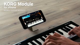 Video thumbnail for KORG new Module for iPhone and iPad with new microKEY/Air by KORG INC.