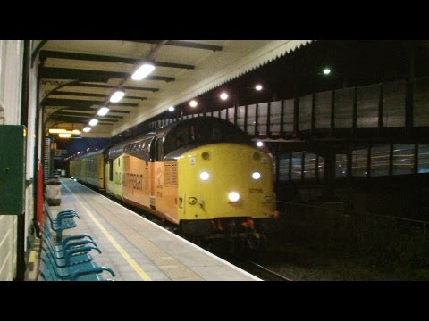 Prestatyn 21.10.2016 - Colas 37116 & DBSO 9714 on Network Rail test train - class 37