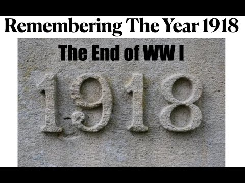 Souvenirs de l'année 1918