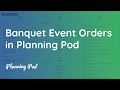 Banquet Event Order (BEO) in Planning Pod