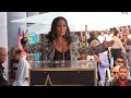 Sheila E. speech at her Hollywood Walk of Fame Star ceremony with Jimmy Jam introduction