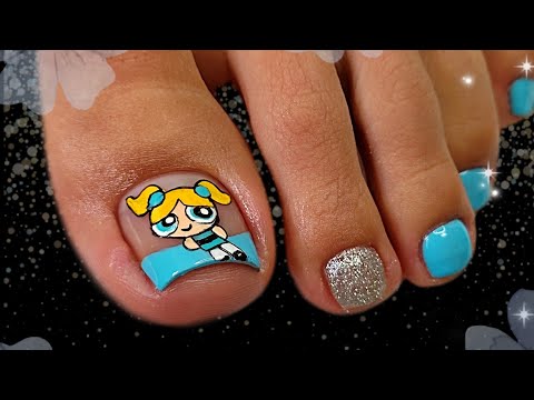 Chicas SÚPER PODEROSAS  A mano alzada  /Burbuja PASO A PASO #nailart