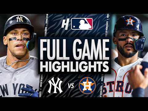 휴스턴 VS 뉴욕양키스 MLB 하이라이트