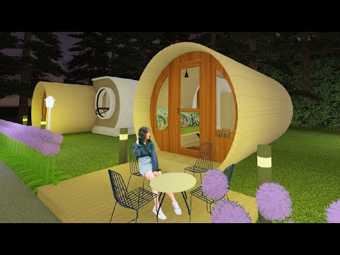 Tiny House Design Ideas | Small Tubular House 21sqm(226sqft) | Never Too Small