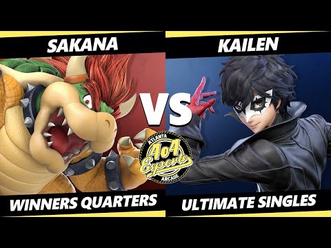 4o4 Smash Night 50 Winners Quarters - Sakana (Bowser) Vs. Kailen (Joker) SSBU Ultimate Tournament