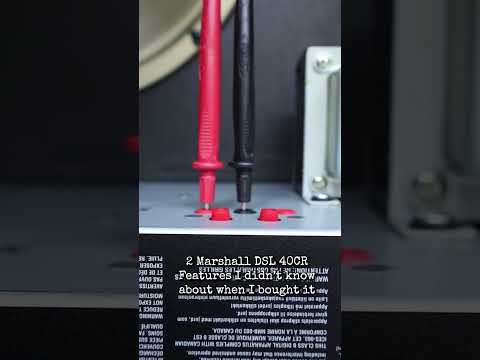 Hidden Features of the Marshall DSL 40CR: Must-Know Tips for Guitarists!