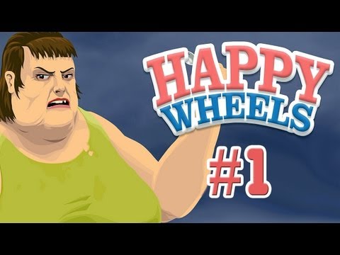 Happy Wheels German #1 - Let's Play Happy Wheels Gameplay