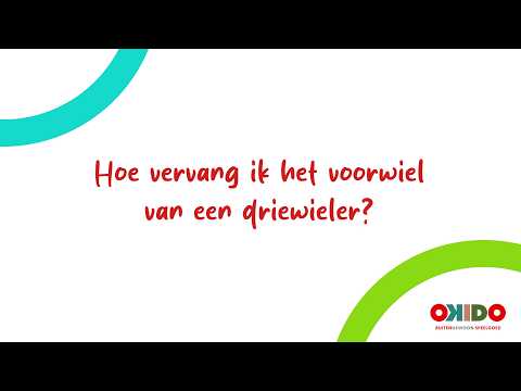 Okido voorwiel vervangen