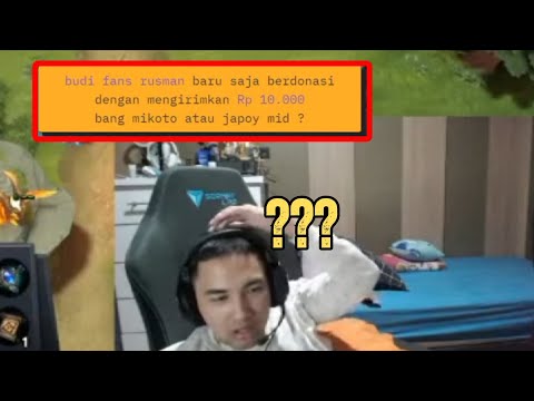 Jawaban Singkat InYourDream ketika ditanya "Mikoto atau Japoy Mid?"