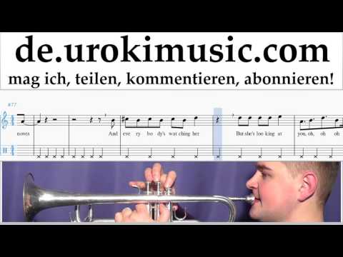 Trompetenunterricht Calvin Harris ft. Rihanna - This Is What You Came For Noten Lernen Teil#2 um-995