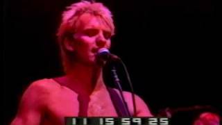 The Police - Murder By Numbers - Live in Oakland 10th sept 1983 - RARE VIDEO!!!