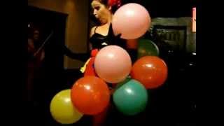 LIVE!! Dr. Sketchy Torch With A Twist - Lushes LaMoan - Satori Circus Detroit Music Hall 2013