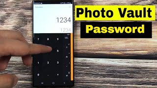 Recover Password from Calculator Photo Vault - Calculator hide app