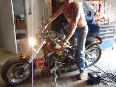 Harley Kickstart nach 11 Jahren Standzeit das ist Technik pur