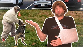 I Challenged a Killer Police Dog and Paid the Price! (Dislocated Shoulder)