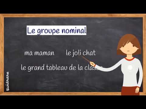 Le groupe nominal : le nom-noyau