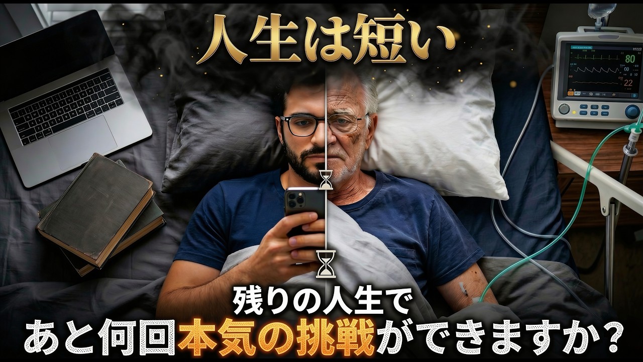 【人生は短い】人生で挑戦できる回数は、あなたが思っているより少ない