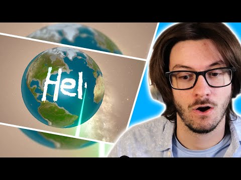 Reacting to @GrayStillPlays I Used a 1,580,000,000 Gigawatt Laser on the Earth - Universe Sandbox 2